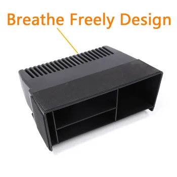 

Black Replacement For Land Rover Discovery Sport Storage Box Auto Car Multifunctional Console