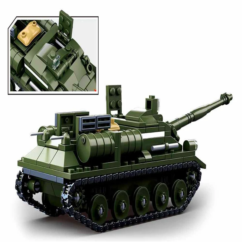 0687 338 шт. Детский конструктор танк|toys for|educational toys for childrentoys children |