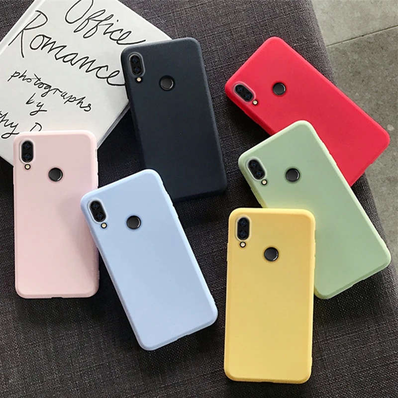 HUKU Silicone Protective Phone Case For Huawei P10 Plus P20 lite P30 Pro Cover Bumper On The Mate 9 10 20 30 | Мобильные телефоны и