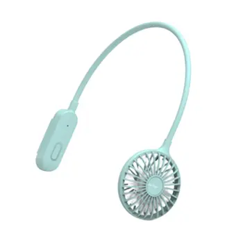 

Portable Lazy Sports Halter Fan Mini Hanging Neck Fan USB Rechargeable Cover Halter Sports Fan Air Cooler Outdoor