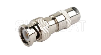 

Superbat BNC Plug male RF connector twist on for LMR195 RG58 RG400 RG142 cable straight