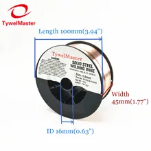 Углерода Сталь MIG сварочной проволоки AWS ER70S-6 для Mig сварщиков 0,6 мм 0,8 мм 0,9 мм Стальная проволока