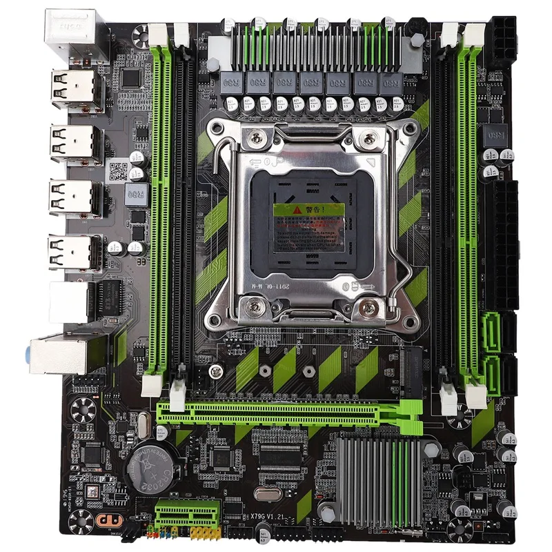 Novel-X79 placa-mãe lga 2011 4 x ddr3 duplo canal 64gb memória sata 3.0 pci-e 8 x usb para desktop core i7 xeon e5