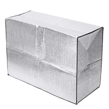 Кондиционер внешний капот кондиционер крышка непромокаемая Пылезащитная металлическая алюминиевая пленка крышка хоста крышки кондиционеров горячая распродажа