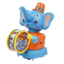 Барабанный детский музыкальный инструмент-игрушка слон барабан музыка Смешные животные Поющие танцы электрические игрушки для домашних животных Дети Детские подарки