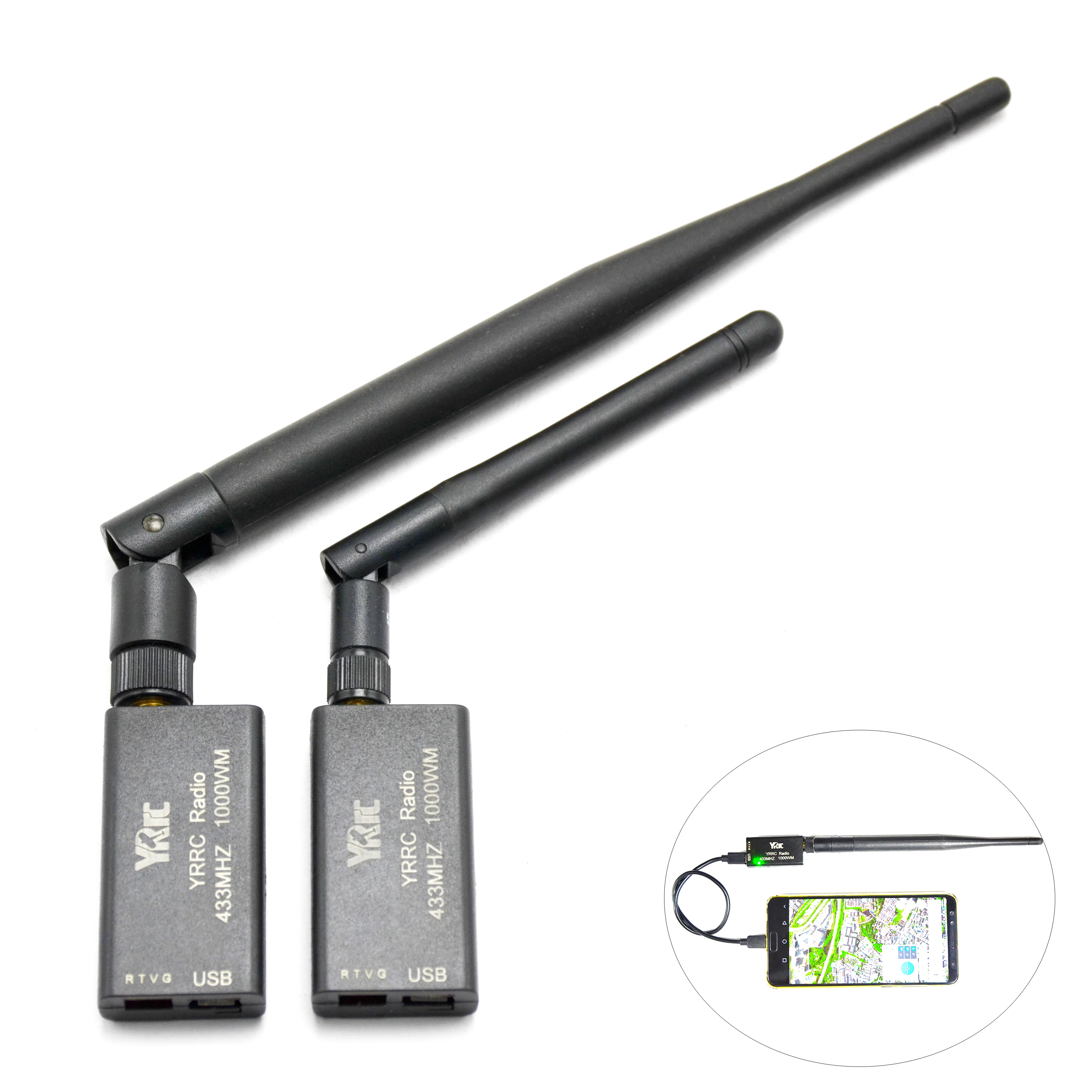 Радиотранслятор 3DR 433 МГц 1000 мВт V3 2 ~ 3 км радиус действия TTL и USB порта для APM Pixhawk