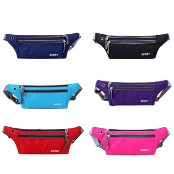 

Women Men Running Bags Multi-function Pockets Outdoor Sport Leisure Messenger Waist Packs Bag 2019