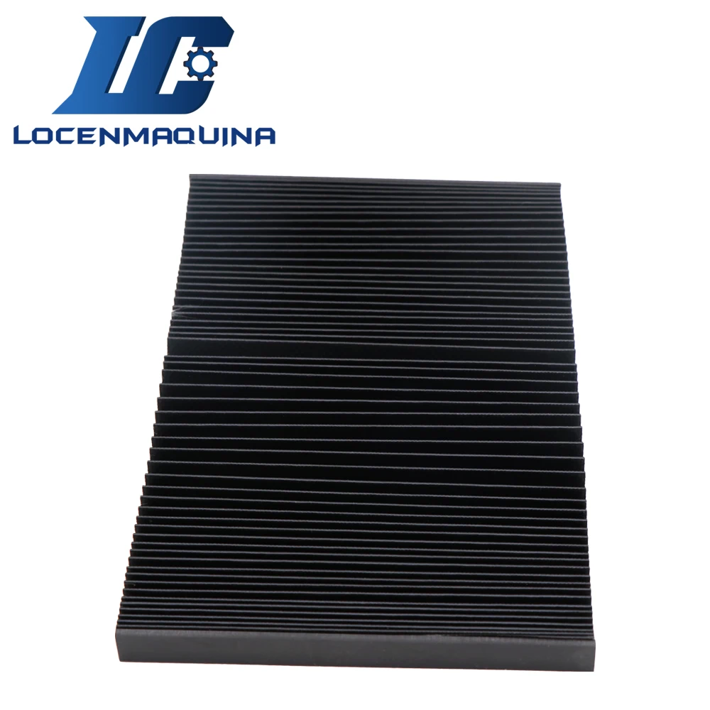 Dust Proof  Cloth Dust Cover Bellows for CNC Machine Streched Length 1000mm Fold Width 15mm Customize Available
