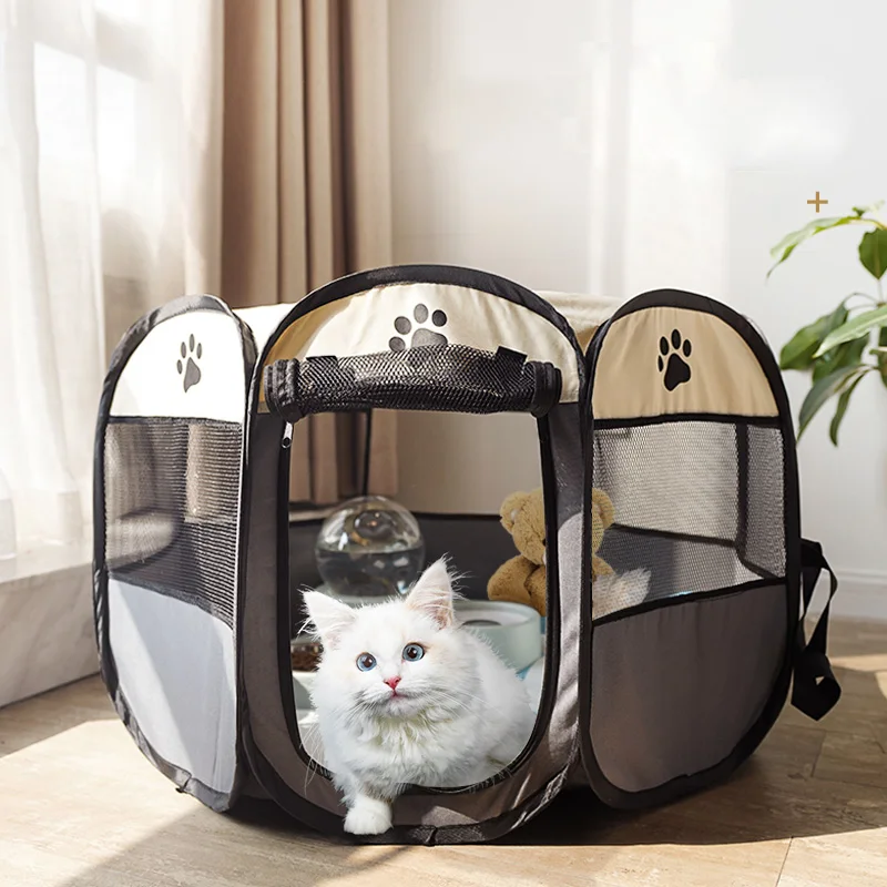 Portable Foldable Dog Cage Pet Tent Houses Playpen Puppy Kennel Cat House Octagon Fence Outdoor For Small Large Dogs Cats Crate Portable Foldable Dog Cage Pet Tent Houses Playpen Puppy Kennel Cat House Octagon Fence Outdoor For Small Large Dogs Cats Crate