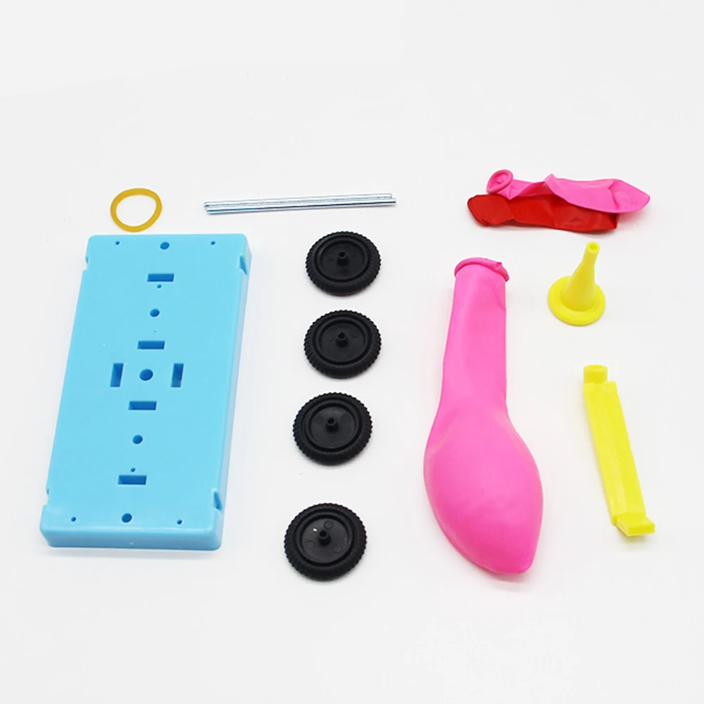 Научный DIY воздушный шар автомобиль детские развивающие DIY Сборная модель автомобиля игрушки набор для детей включены 2 шт воздушные шары