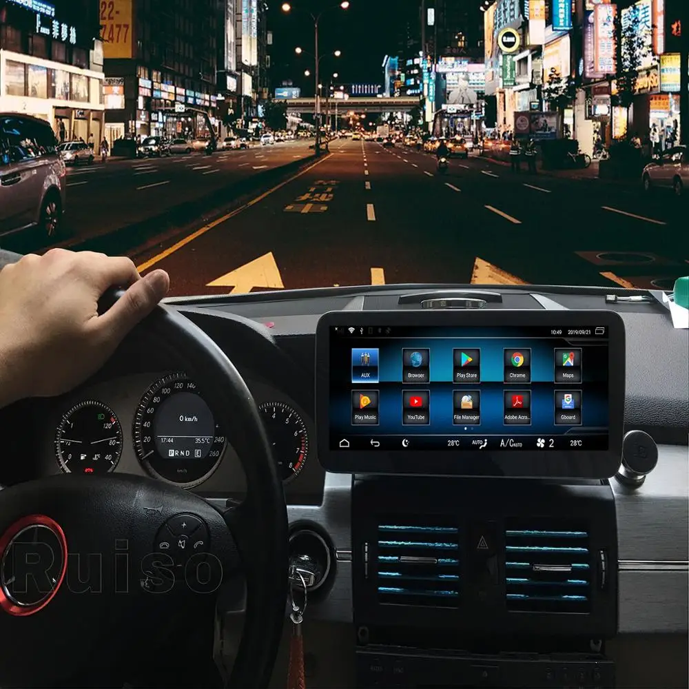 Ruiso 4 Гб ОЗУ + 32 ПЗУ для Benz GLK Class X204 (2008 ~ 2015) Android 9 0 автомобильный DVD плеер gps аудио