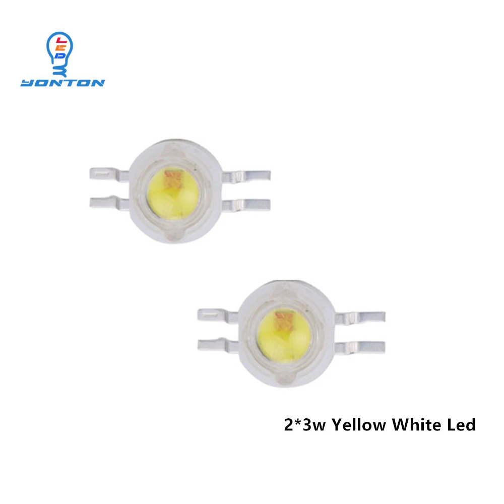 Jammas 2 3W Bicolor Led Yellow White/Yellow Red/UV White/Red White/Green White Led Light Bead Emitting Color: 50pcsWarmWhite White, Wattage: 3W Led 700mA Jammas 2 3W Bicolor Led Yellow White/Yellow Red/UV White/Red White/Green White Led Light Bead Emitting Color: 50pcsWarmWhite White, Wattage: 3W Led 700mA