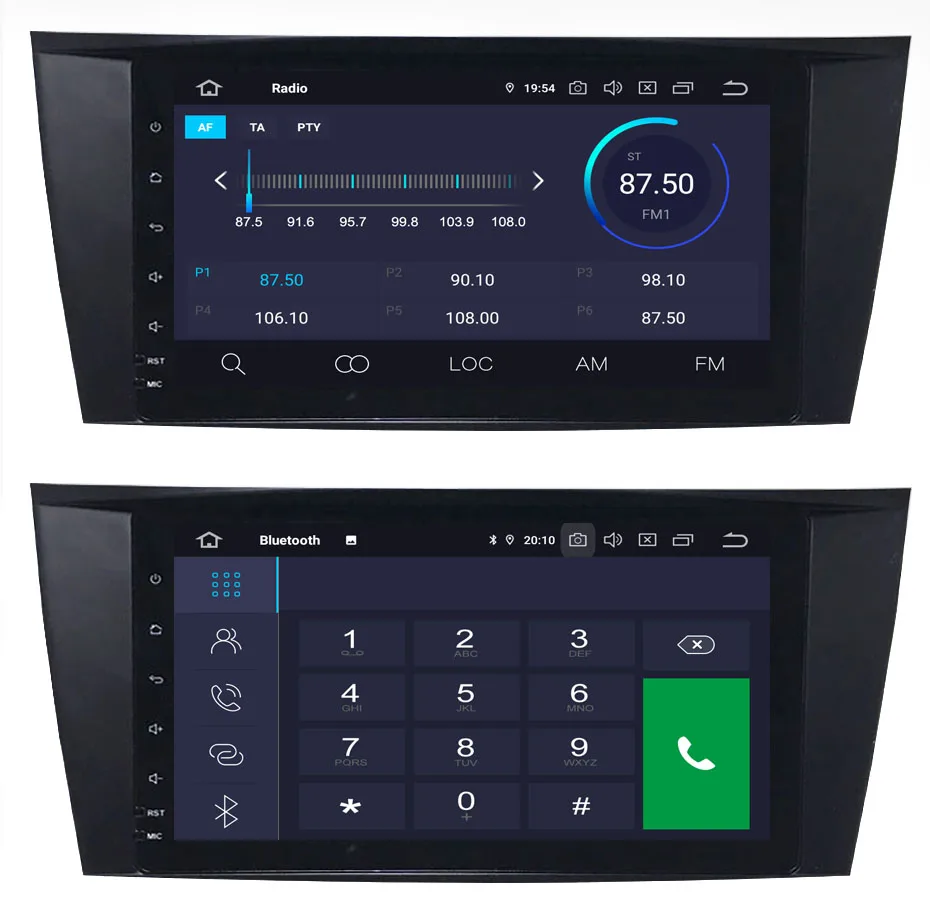 KANOR 1024*600 ips Android 9,0 автомобильный dvd-плеер с двумя цифровыми входами для Mercedes Benz E Class W211 сенсорный DSP gps-навигация Авторадио