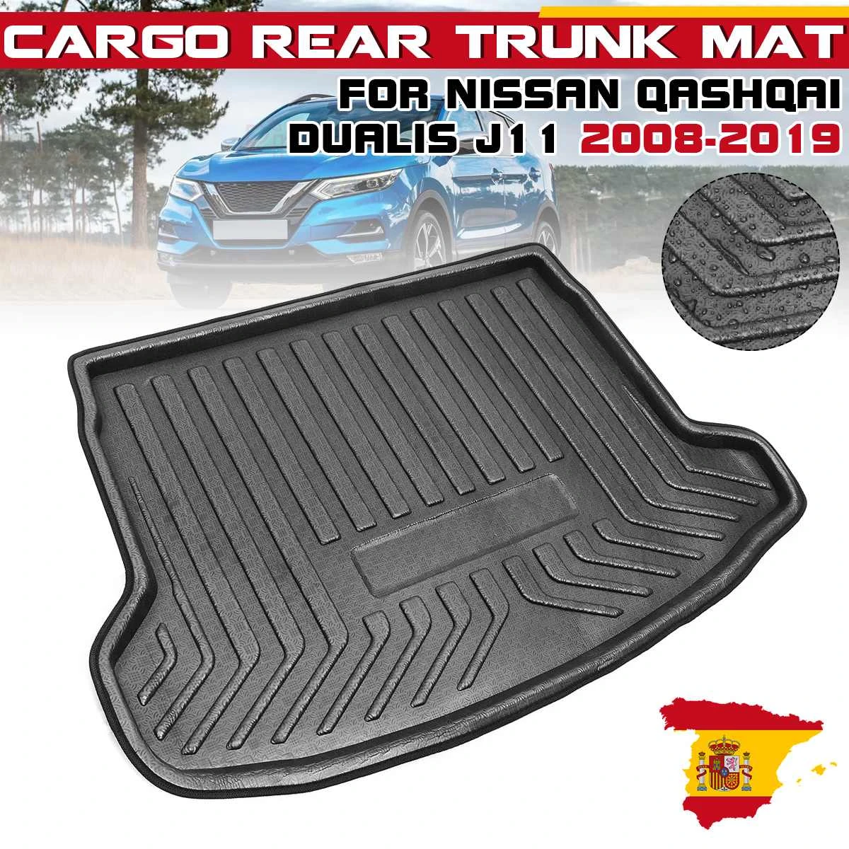 Revestimiento carga trasera para maletero, estera de bandeja, esteras de para Nissan Qashqai/Dualis J11 2008 2009 2010 2011 2019| AliExpress