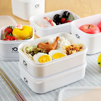 

Microwave Bento Lunch Box Picnic Food Fruit Container Storage Box For Kids Adult High Quality