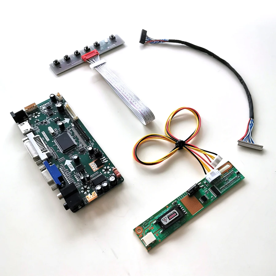 Для LC121S1-A1MT LP121SA-A2 VGA, HDMI, DVI MNT68676 контроллер привода карта с холодным катодом(CCFL LVDS 20-контактный разъем ЖК-дисплей панель монитор 800*600 12," DIY kit