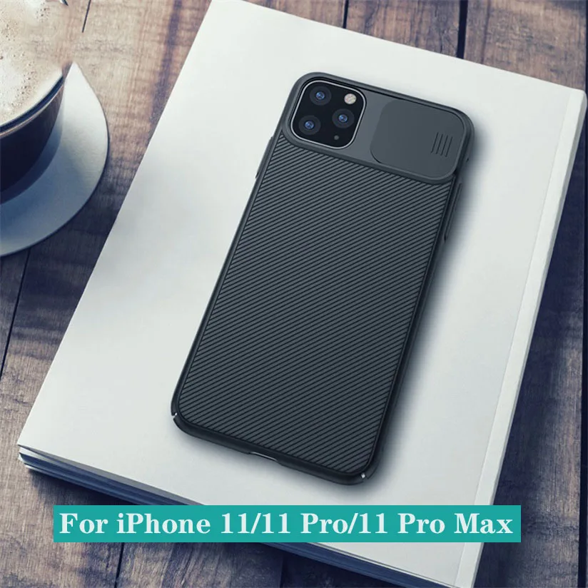 Силиконовый чехол для iPhone 11 CamShield, чехол слайд-камера, защитный чехол, Классическая задняя крышка для iPhone 11 11 Pro Max, чехол