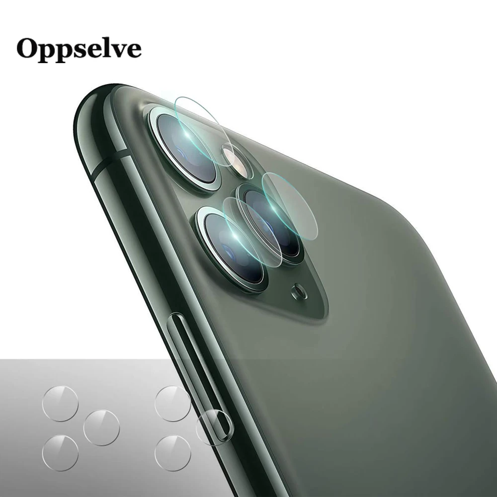 

Oppselve Back Camera Lens Film Glass for iPhone 11 Pro Max X XR XS 8 7 Plus Soft Tempered Glass for iPhone Lens Protective Film