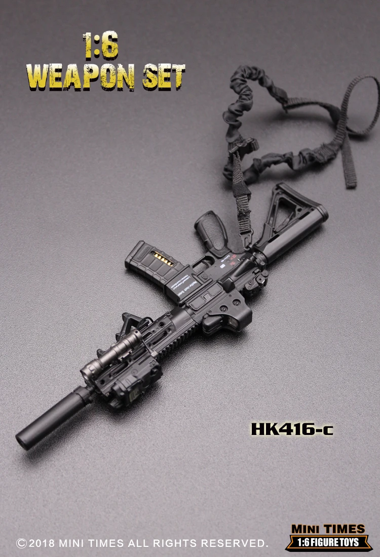 1/6 весы мини-игрушки 1/6 HK416 серии M4 винтовка оружие Модель игрушки для 1" фигурки аксессуары коллекции игрушки