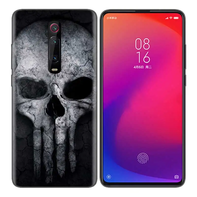 Черный мягкий силиконовый чехол-сумка для Xiaomi mi 9T CC9 Red mi 4 4X5 6 6A 7 7A Note Plus K20 Pro F1 Tampa Fall Marvel penaler