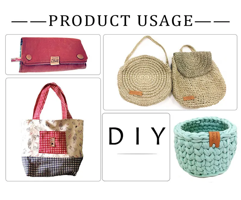 Description Picture 4 of item20Pcs Handmade Label For Clothes "Limited Edition" Hand Made Tag Fiber Leather Label DIY Hats Bags Sew Accessories 54*15MM