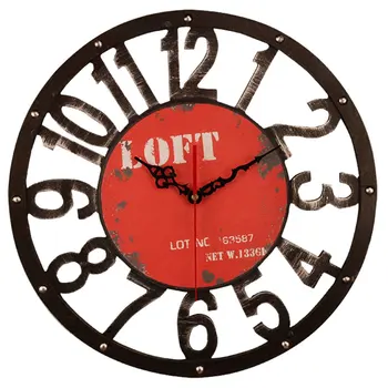 

16 inch retro wall clock living room office dining room home fashion clock clock wall hanging table