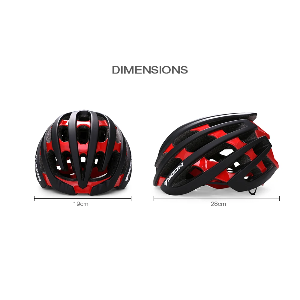 MOON велосипедный шлем для верховой езды оборудование PC Shell EPS Body 36 вентиляционные отверстия съемная подкладка интегрированный литой велосипедный шлем для езды на велосипеде