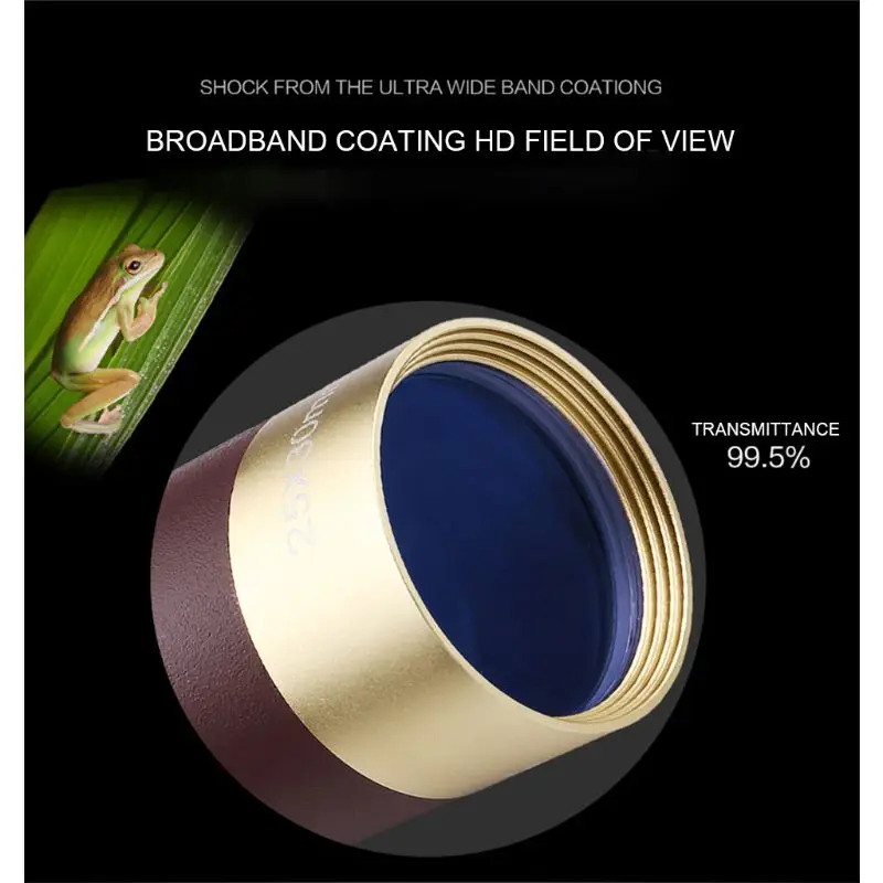 Pirate Telescope Monocular 25x30 Times Optics Nautical Brass HD Spyglass Outdoor Camping Hunting Fishing