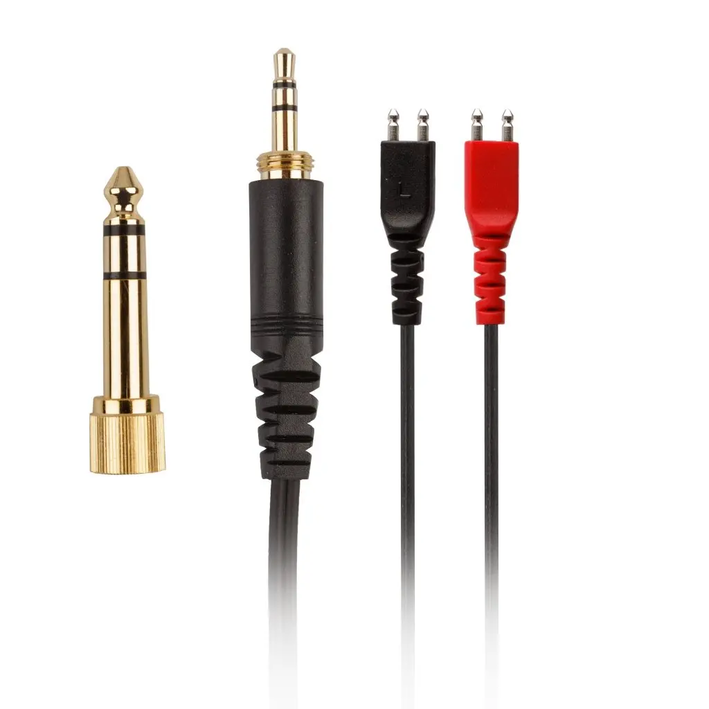 Gold Plated Audio Lead Replacement Cable for Sennheiser HD25 HD25 1 HD265 HD535 HD545 HD560 HD565 HD580 HD600 HD650 Headphones