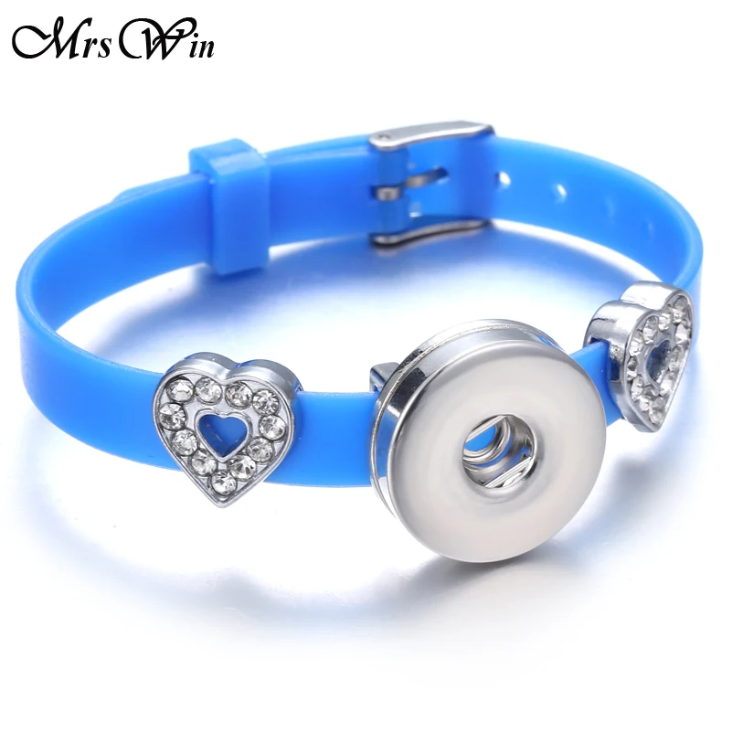 Силиконовый браслет 8 мм с кожаными кнопками для женщин и детей|bracelets for|button braceletsnap