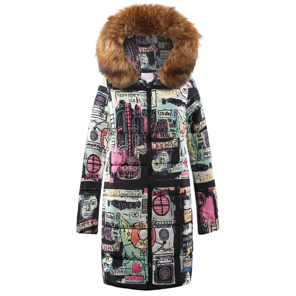 New Winter Jacket Women Cotton Parka Casual Thicker Coat Ultra Light Down Coat Zippers Long Fashion Warm Female Outwear 111#4