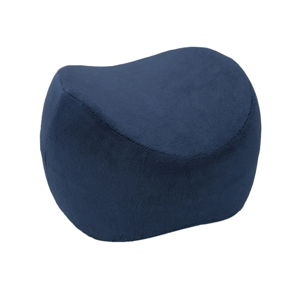 Подушка для ног в форме сердца с эффектом памяти, боковая подушка для колена, моющаяся накидка для беременных, облегчение спины, бедер, коленей, боли, подушка для ног, Прямая поставка - Цвет: Dark Blue