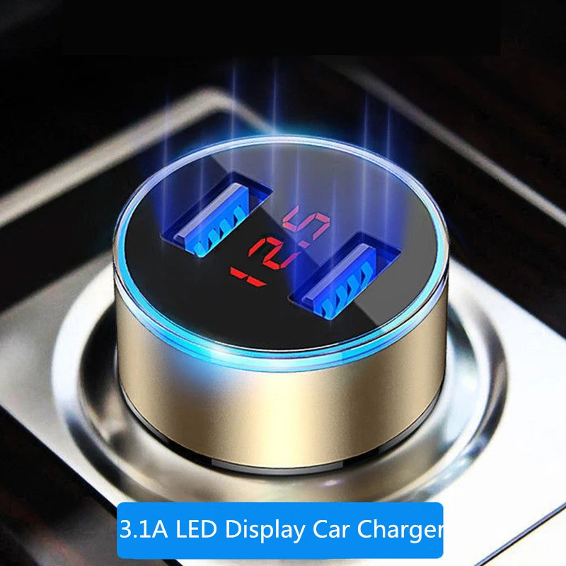 Автомобильное зарядное устройство с двумя USB портами 3 1 А|Зарядные устройства| |