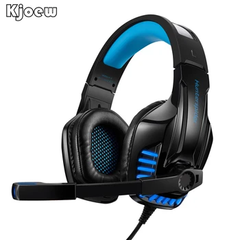 

Gaming Headset Earphone Wired Gamer Headphone Stereo Sound Headsets with Mic LED light for Computer PC Gamer