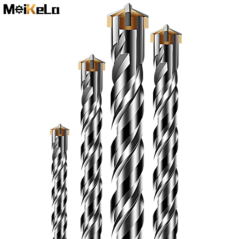 MeiKeLa Electric Hammer Drill Bits 14/16/18/20/mm Cross Type Tungsten