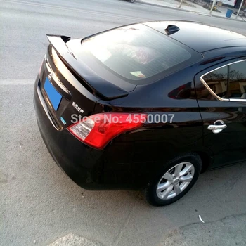 

UBUYUWANT For Nissan Sunny Spoiler High Quality ABS Material Car Rear Wing Rear Spoiler For Nissan Sunny Spoiler 2011 - 2018