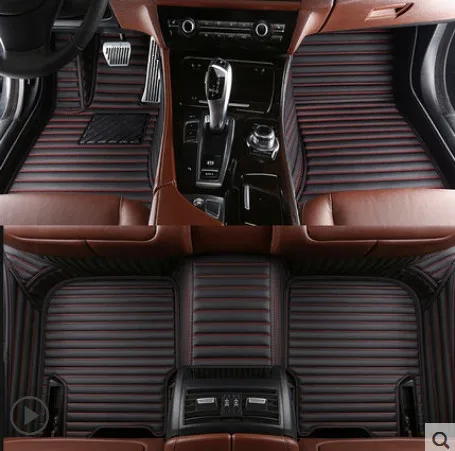 Специальные автомобильные коврики для Mercedes Benz GL 350X164, 7 мест, 2011-2006, водонепроницаемые прочные ковры для GL350 2009