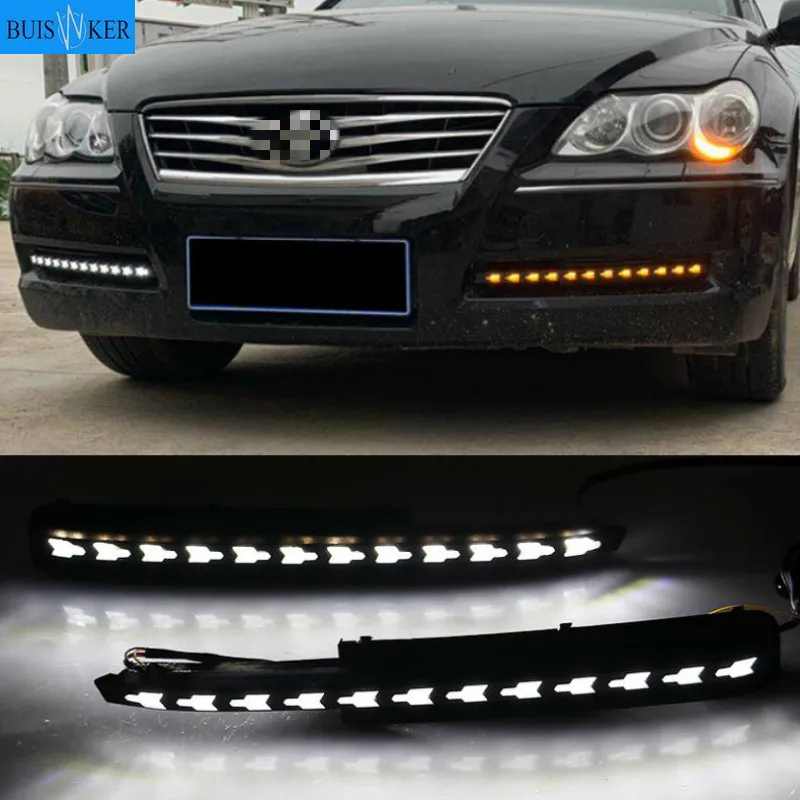 

1 пара DRL светодиодный DRL Дневной светильник Противотуманные фары для Toyota MARK X REIZ 2004-2009