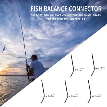 

Portable Fish Pin Small Brass Copper Tube Fishing Accessory Balance Connector Compression Resistance Outdoor Fishing