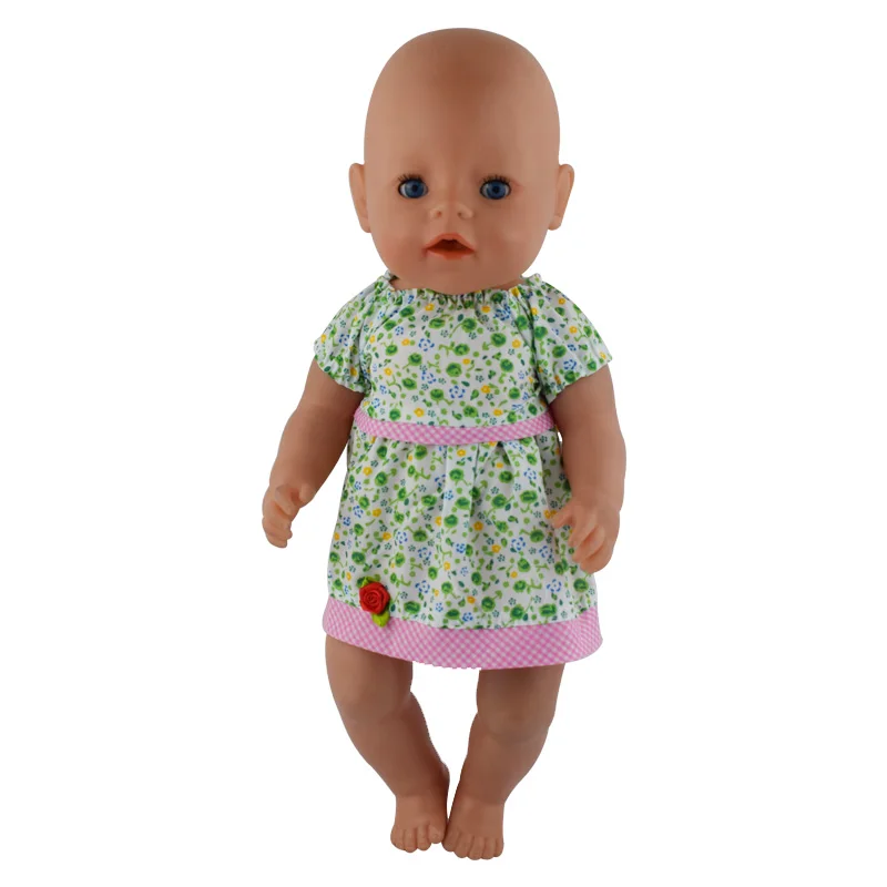 Новое платье Одежда для 43 см Zapf кукла 17 дюймов куклы Reborn Младенцы Одежда - Цвет: Серебристый