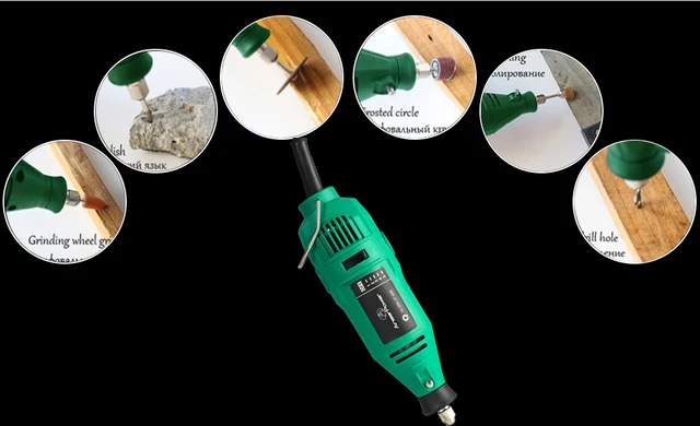 180W Mini Grinder Dremel Electric Drill Rotary Tool 5 Variable Speed ...