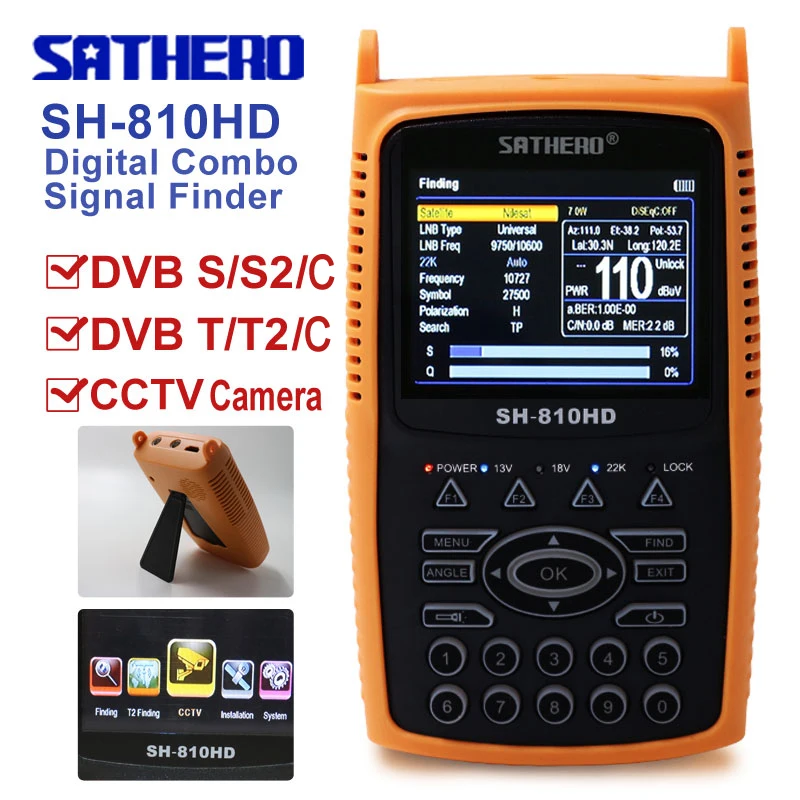 Digital Satellite Finder HD DVB S2 Signal Meter