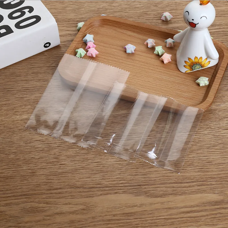 100 Stück dicke, transparente, maschinell versiegelte Keksverpackung, Cranberry-Keks, Mondkuchen, handgefertigte Seifenbeutel – Detail 1