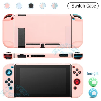 

2020 Nitendo Nintend Switch Colorful PC Protective Hard Shell NS Detachable Ultra Thin Pink Case Cover for Nintendo Switch Game