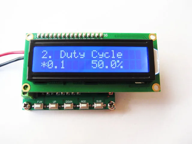 

Multi-function Pulse Signal Generator Adjustable Phase Two-way Output With Frequency Measurement Function