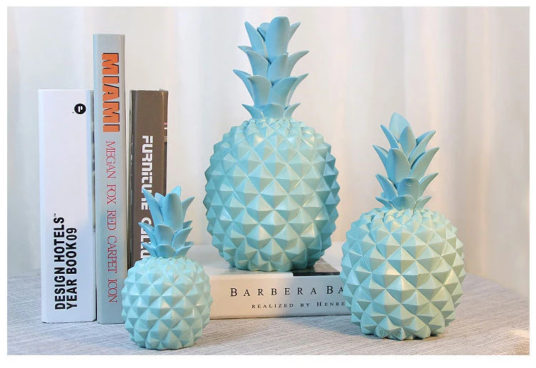 Модные Ananas статуя украшение для дома аксессуары абстрактная скульптура стол Декор коробка для хранения монет гостиная декоративные статуи
