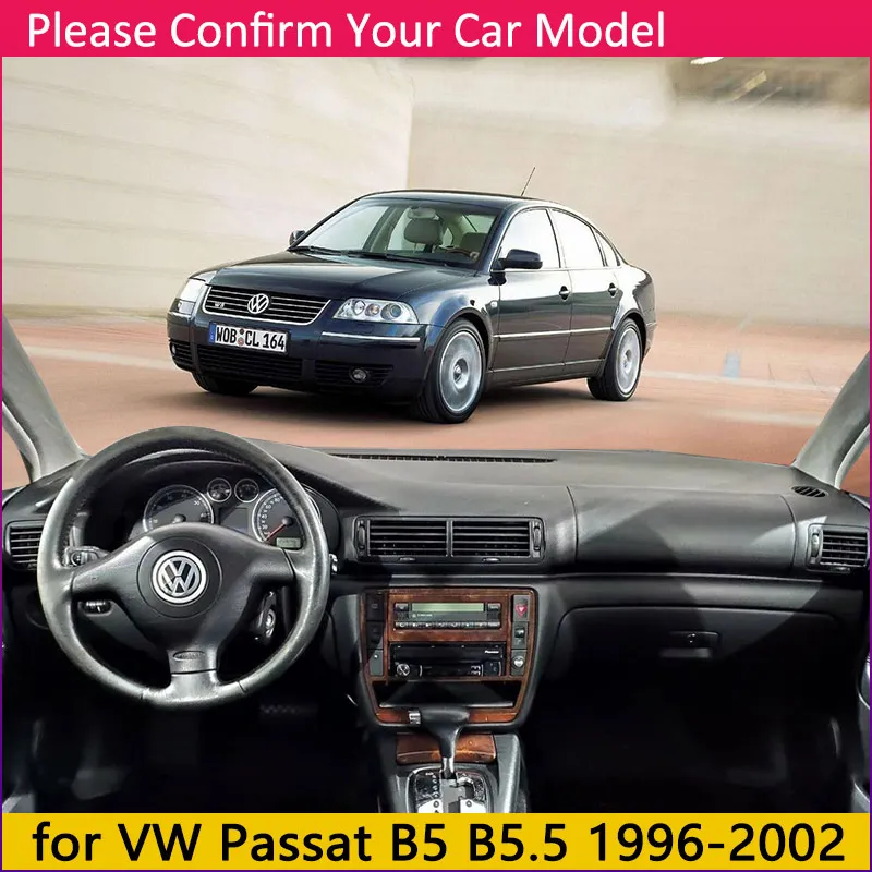 Для Volkswagen VW Passat B5 B5.5 1996~ 2005 Противоскользящий коврик для приборной панели, защита от солнца, коврик, аксессуары для ковров 1998 1999 2000