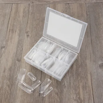 

140 PCS Nail Tips Artificial Fake Full Cover Nail Accessories Nail Art Supplies for Nail Salons