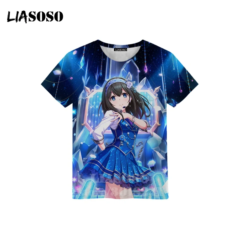 Children Shibuya Rin Sweatshirt 3D Print Anime Idol Master Cinderella Girl T Shirt Kids Boy Girl Top Baby Teens Pullover B173 - Цвет: 3
