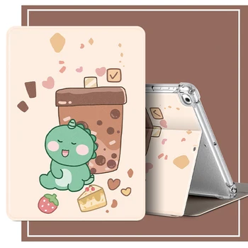 

Tablet Case For ipad Air 3 10.5" 10.2” 9.7” 2019 Flip smart stand cover pu leather Cute illustration Case For ipad Air 2 3 Gen
